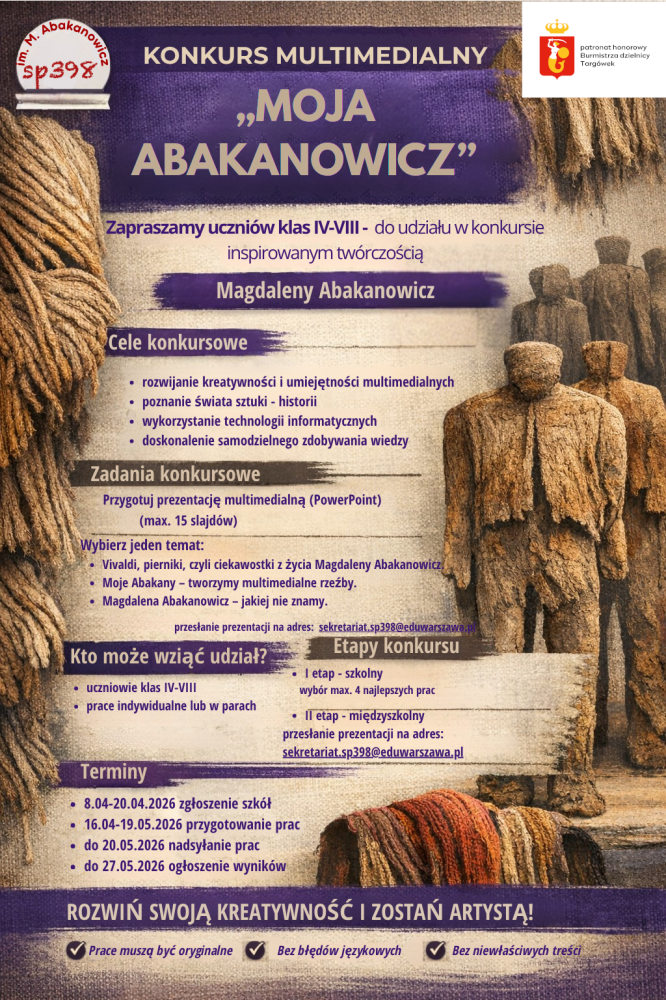 Dzielnicowy Konkurs Multimedialny - MOJA ABAKANOWICZ